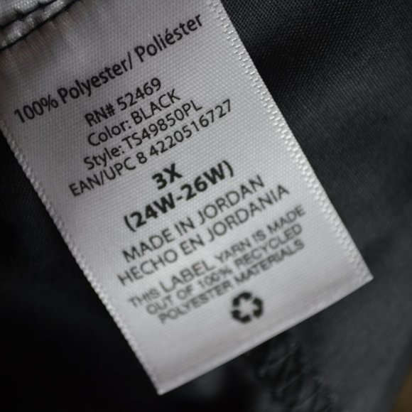 NWT Terra & Sky Leather like Pants 3X PLUS SIZE - Picture 6 of 9